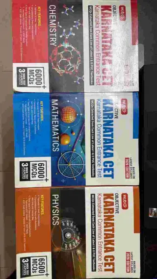 KCET  PCM BOOK SET WITH PYQ'S  ,PYP'S AND THEORY