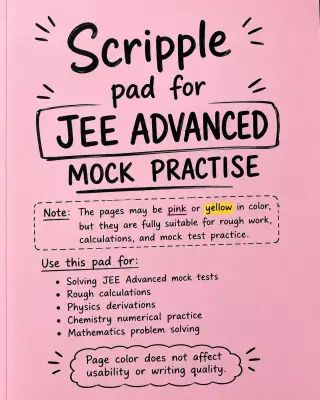 Scripple pads jee advanced