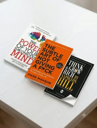 3 Self-Help Books Bundle - New Book - Bookaao