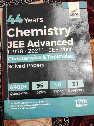 44yr Chemistry Jee Advanced+Mains Solved Papers