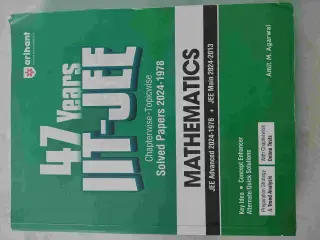 47 years Chapterwise solved paper Mathmatics