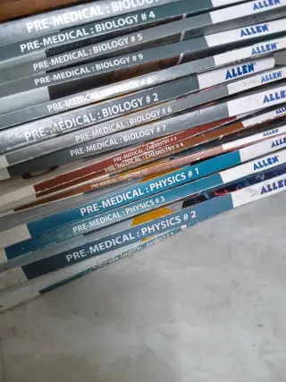 Allen physics (6) biology(12) and chemistry (6)