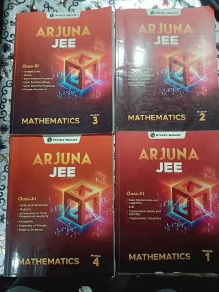 Anjuna jee  maths modules class 111 pw  (SET OF 4)