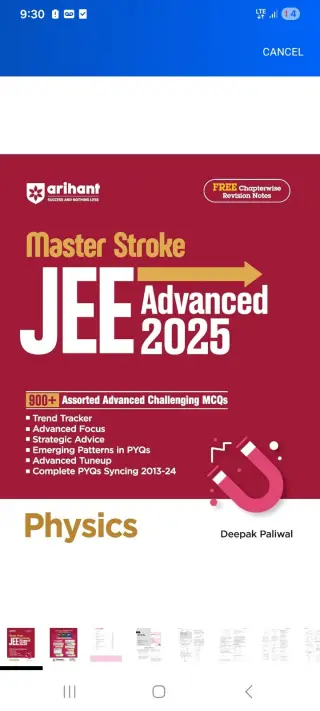 Arihant Master Stroke JEE Advanced Physics 2025