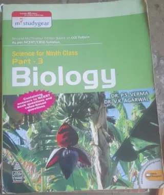 Biology Science for Ninth Class Part - 3 - Second Hand - Bookaao