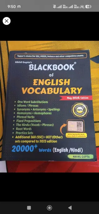 Blackbook of English Vocabulary - Second Hand - Bookaao