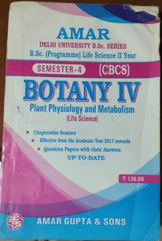 botany sem 4 bsc life sci DU pyqs
