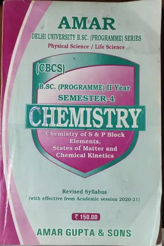 Bsc chemistry pyqs
