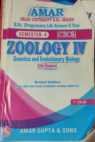Bsc life sci zoology sem 4 DU question bank