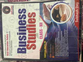 Business Studies Class 12 2025-2026 edition