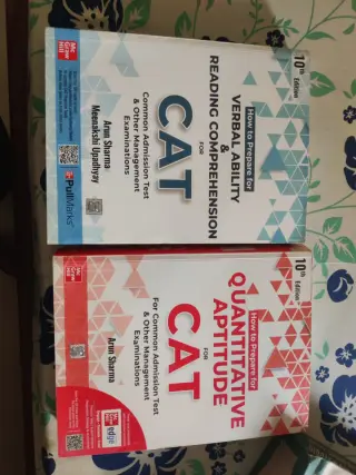 CAT books by Arun Sharma - second hand