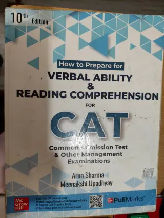 CAT PREPARATION BOOKS - ARUN SHARMA PLUS PYQS BOOK - second hand
