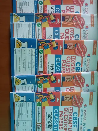 Cbse 10 sample papers class 10th oswaal books - Second Hand - Bookaao