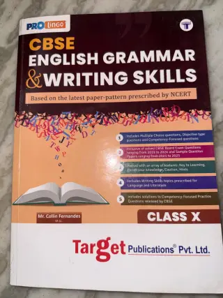 CBSE English grammar and writing skills