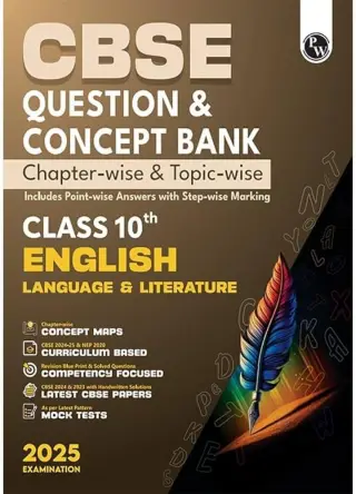 Cbse question bank pw class 10 english