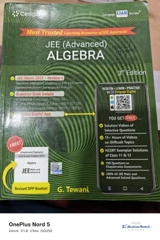 Cengage Algebra for jee mains and advanced