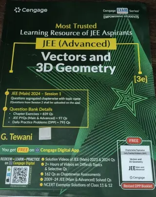 CENGAGE JEE(ADV) VECTORS AND 3D GEOMETRY (3e)