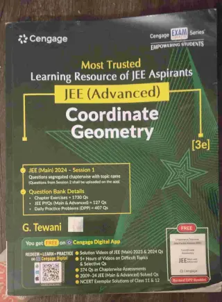 Cengage JEE(Advanced) Coordinate Geometry