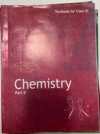 Chemistry class 11th textbook, CBSE