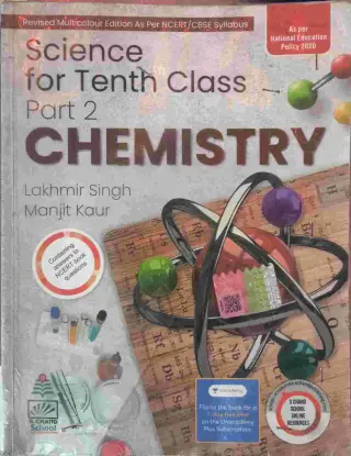CHEMISTRY LAKHMIR SINGH MANJIT KAUR book class 10