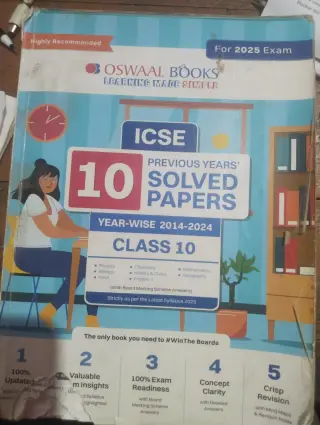 Class 10 icse pyq - Second Hand - Bookaao
