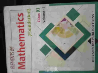 Class 11 Elements of Mathematics Part 1 and Part 2