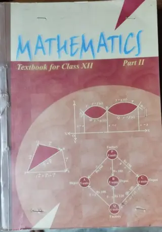 class 12 mathematics ncert part 2