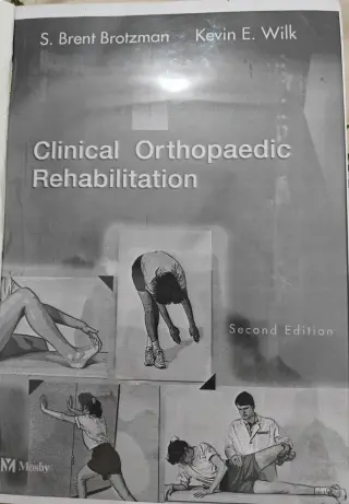 Clinical Orthopaedic Rehabilitation - Second Hand - Bookaao