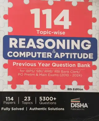 Disha 114 Topic-wise Reasoning & Computer Aptitude