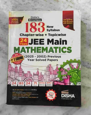 Disha JEE Main Previous Year Questions