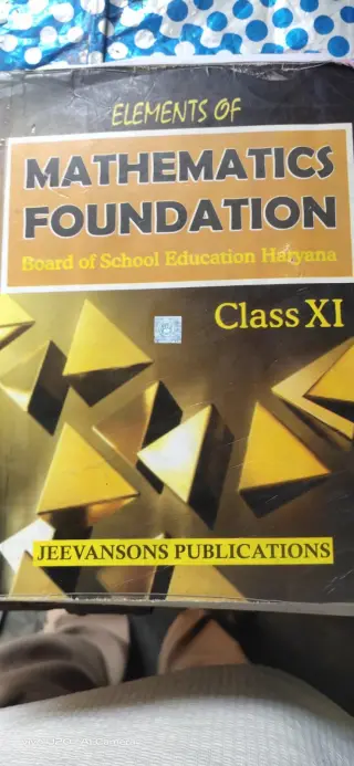 Element of maths foundation class 11