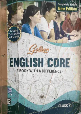 Golden help book of english class 12th