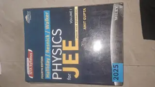 Halliday/Resnick/Walker PHYSICS FOR JEE Volume 1