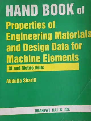 Hand book of engineering materials and design - Rent - Bookaao