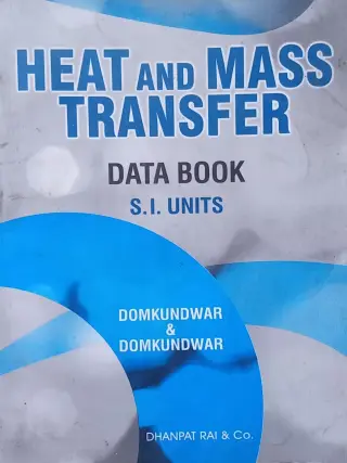 Heat and Mass Transfer Data Book - Rent - Bookaao