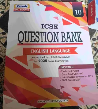 ICSE Question Bank English Language Year 2025