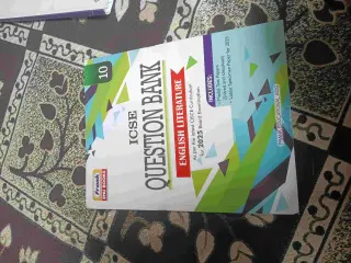 ICSE Question Bank for English Literature 2025