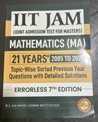IIT JAM Mathematics 7th Edition IFAS - Second Hand - Bookaao