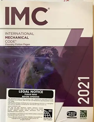 IMC 2021 - 2021 International Mechanical Code -