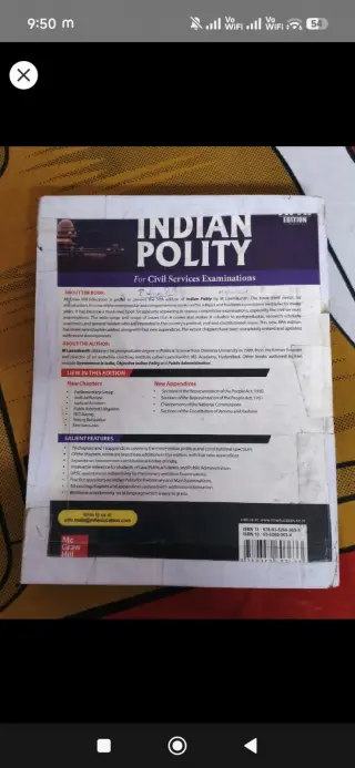 Indian Polity by M.Laxmikanth 5th edition - Second Hand - Bookaao