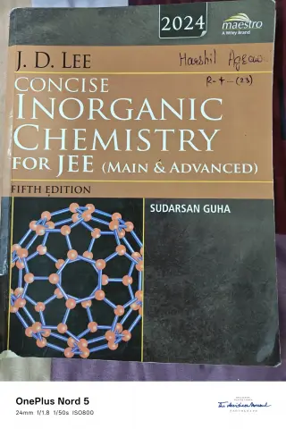 JdLee for inorganic chemistry  maestro publication