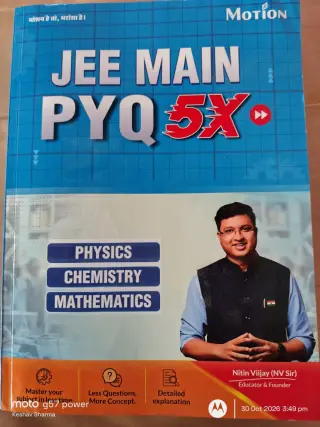 Jee main pyq 5x (motion) - New Book - Bookaao