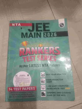 JEE MAIN RANKER TEST SERIES 2026 NEW EDITION