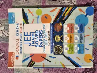 JEE mains 2019-20 solved paper's of chemistry
