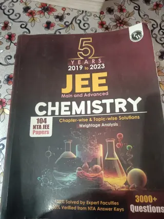 JEE mains and advance chemistry pyq 5 years