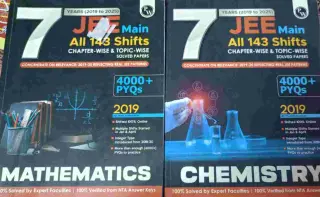 JEE mains pw 7 years maths and chemistry pyq book