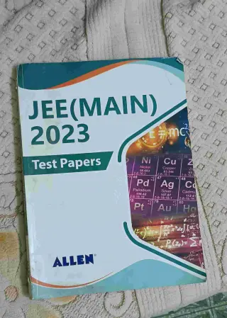 Jee test paper by allen