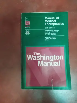 Mannual of medical therapeutics