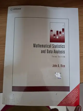 Mathematical Statistics and Data Analysis