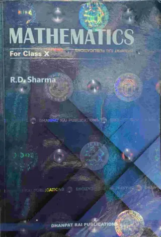 MATHEMATICS RD SHARMA class 10th book